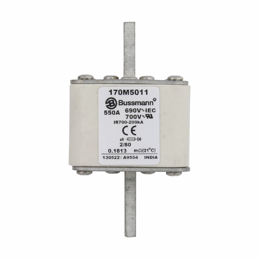 Product image for Bussmann Series 170M5011 550 Amp Fuse