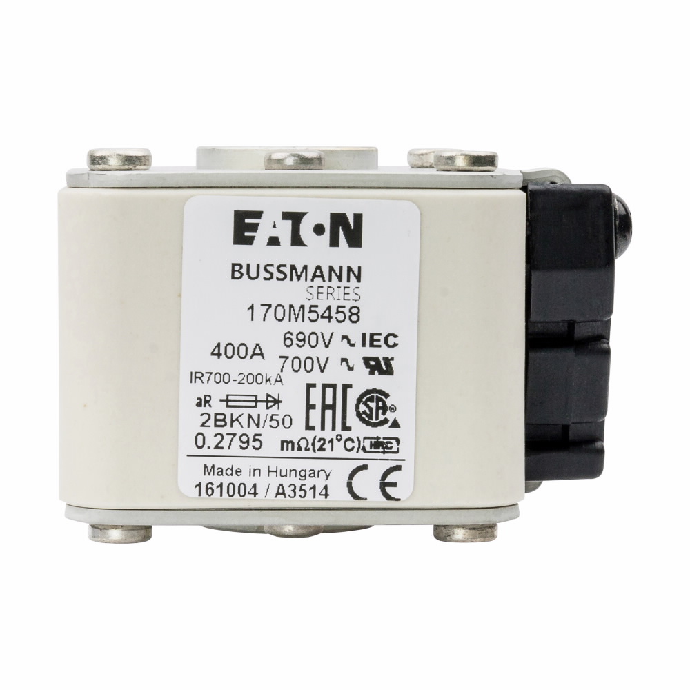 Product image for BUSS 170M5458 FUSE 400A 690V 2BKN/5