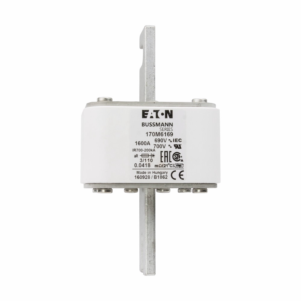 Product image for BUSS 170M6169 FUSE 1600A 690V 3/110