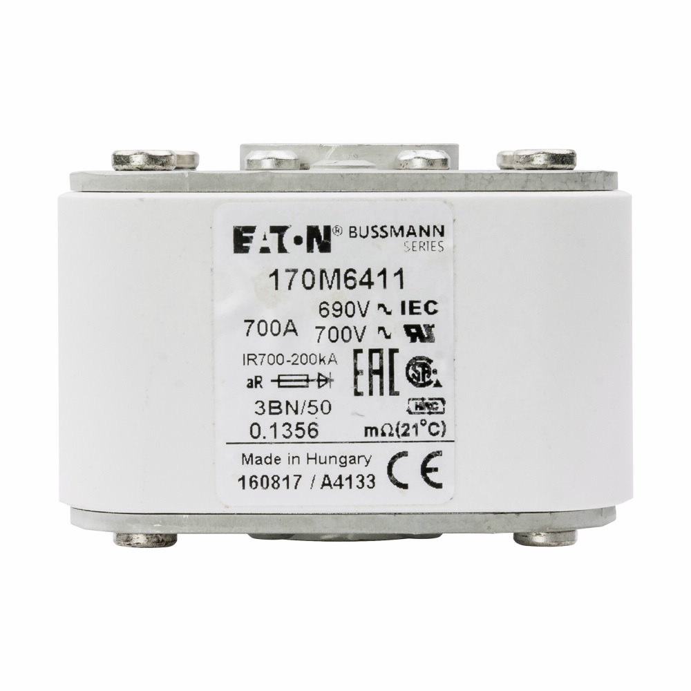 Product image for BUSS 170M6411 FUSE 700A 690V 3BN/50