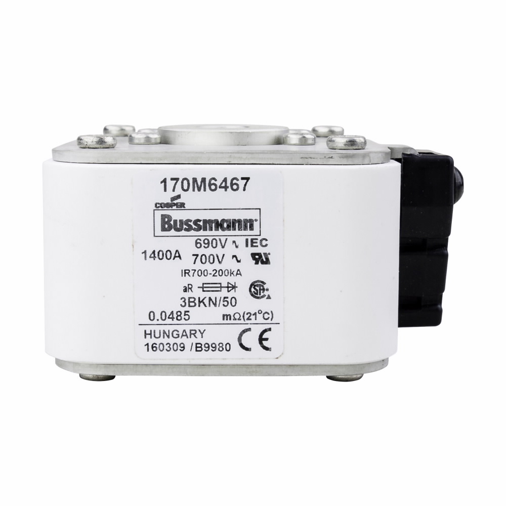 Product image for BUSS 170M6467 FUSE 1400A 690V 3BKN/