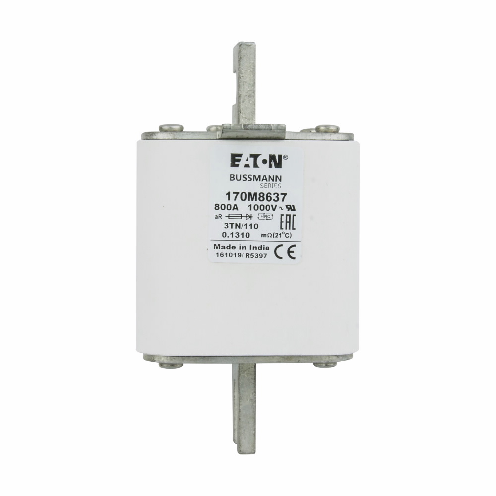 Product image for BUSS 170M8637 FUSE 800A 1000V 3TN/1