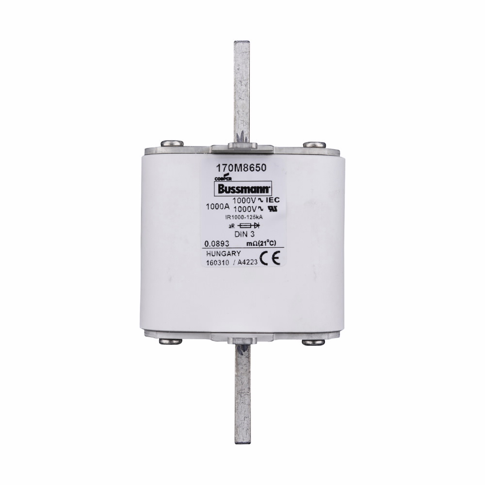 Product image for BUSS 170M8650 FUSE 1000A 1000V DIN