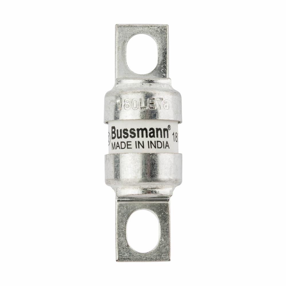 Eaton Bussmann series high speed British standard fuse, 690 Vac, 500 Vdc, 180A, 200 kAIC, None, Fuse, Blade end X blade end, Stud - 180LET