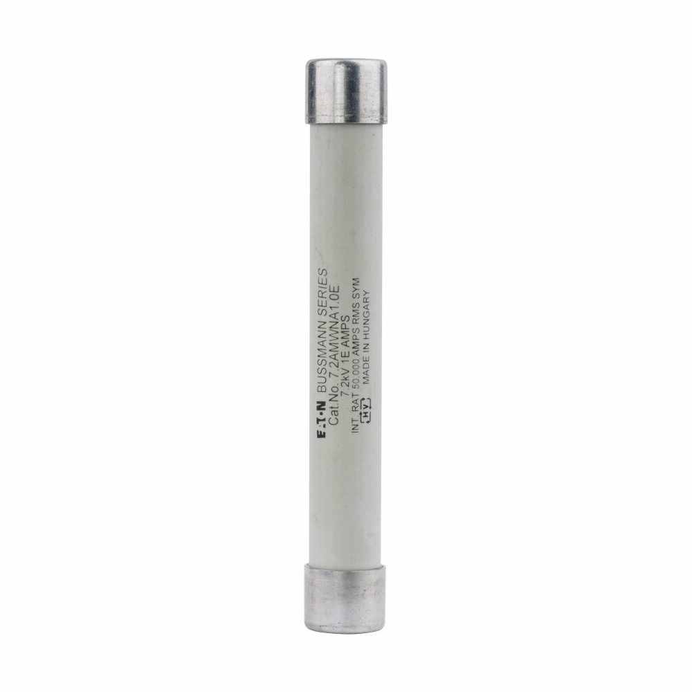 E-Rated Fuses, 5.0A, Primary protection of medium voltage potential transformers and small medium voltage service/control transformers, 1, Ferrule end X ferrule end, 1.63, IN, 50 kAIC RMS Symmetrical, PT, non-indicating, 7.2 kV, Bolt-on