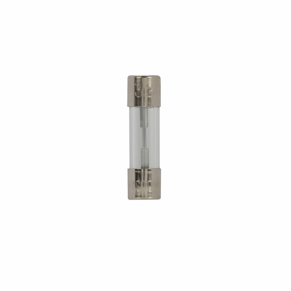 Eaton Bussmann series AGU fuse, Fast acting fuse, Appliances, consumer electronics, 3 A, Non-indicating, Nickel-plated brass endcaps, Standard