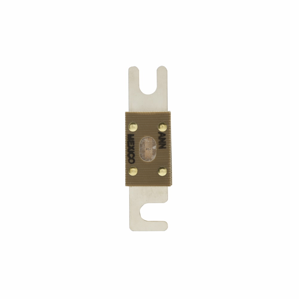 Eaton Bussmann series ANN circuit limiter, 150A, 2.5 kAIC at 125 Vac, 2.7 kAIC at 80 Vdc, Blade end X blade end, Stud, Non Indicating