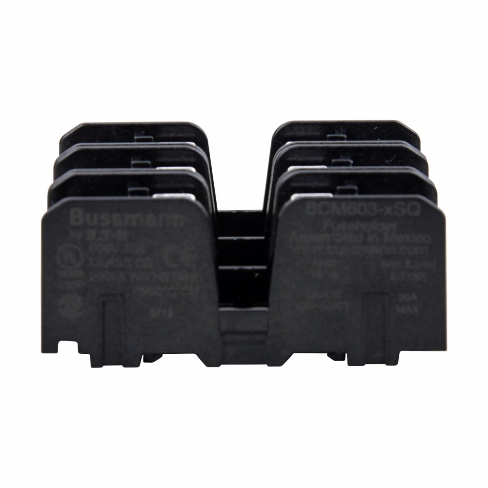 Eaton Bussmann series BCM modular fuse block, Screw/Quick Connect, Three-pole