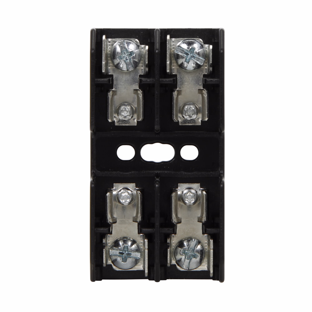 Eaton Bussmann series BG open fuse block, 600V, 1-20A, Pressure Plate/Quick Connect, Two-pole