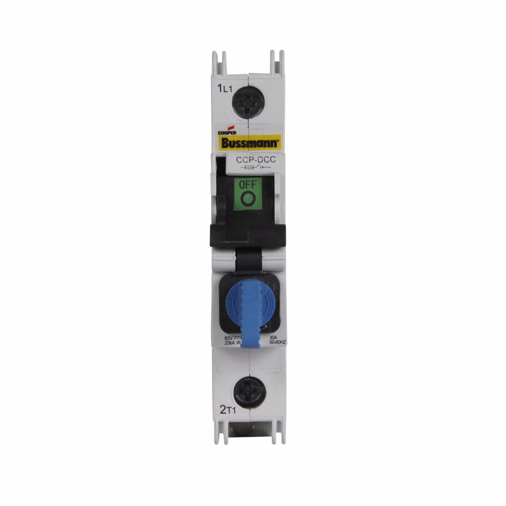 Eaton Bussmann series CCP UL98 fusible disconnect, UL98 fusible disconnect, Single-pole, Class CC