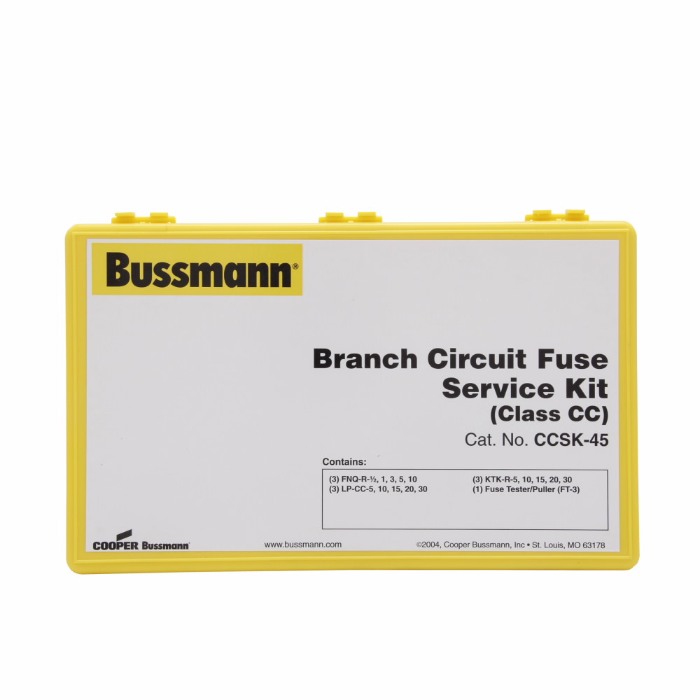 Eaton Bussmann series CCSK fuse, Power fuse service kit, Branch circuit, Class CC