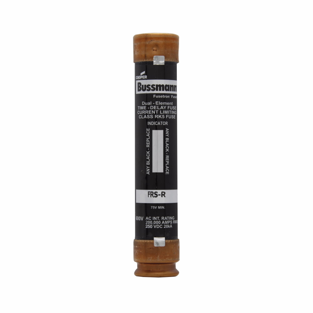 Product image for Bussmann FRS-R-60ID 60amp Fusetron™ Dual-Element Time-Delay Fuse, Class RK5, 600Vac/300Vdc, w/ Indication