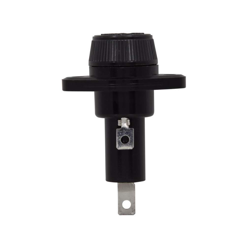 Eaton Bussmann series HPF panel mount fuse holder, 600V, 30A, 1/2 In Quick Connect Terminal