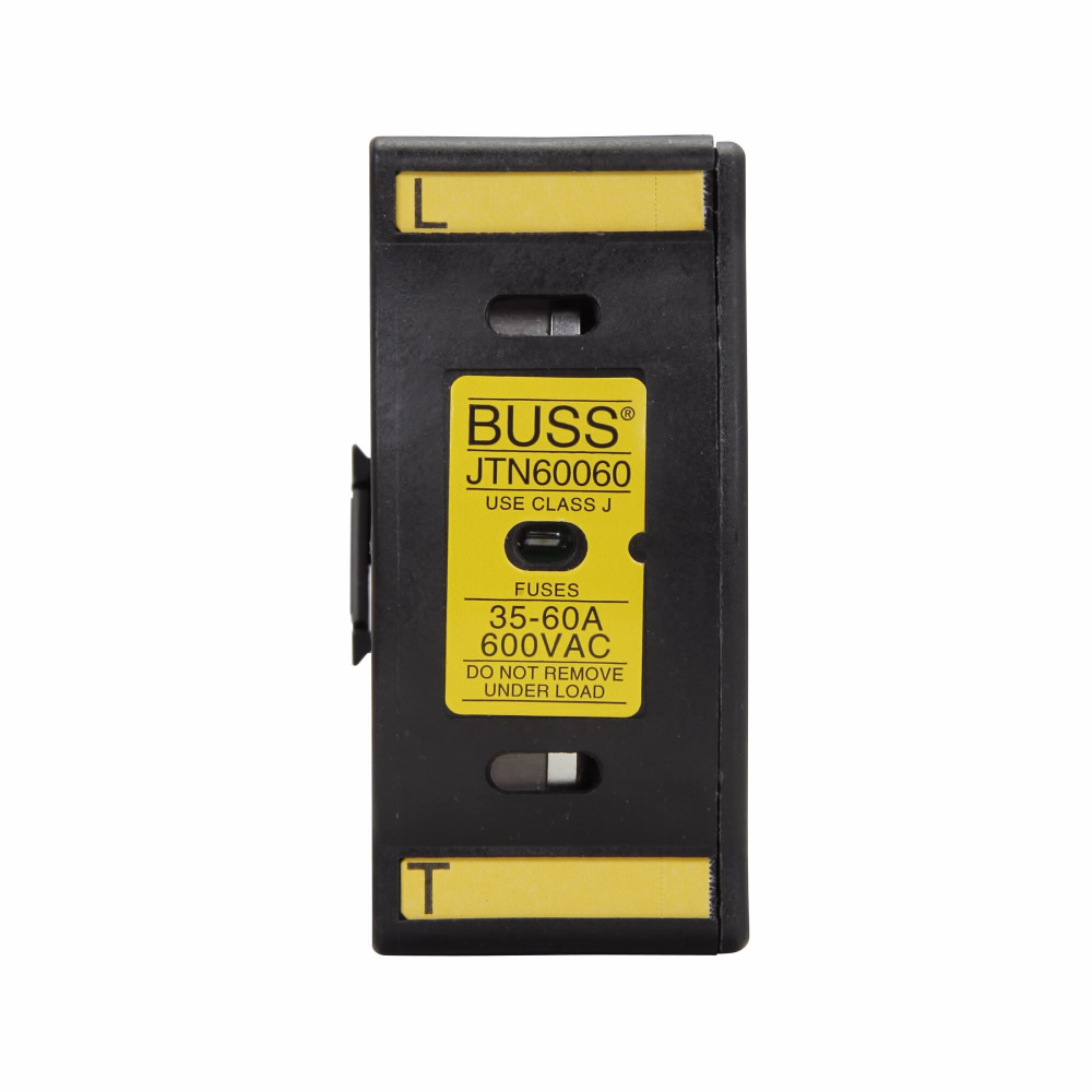 Eaton Bussmann series JT finger-safe fuse holder, 600V, 60A, 14 To 4 AWG Tin Plated Copper Alloy Terminal, N