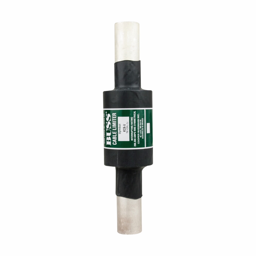 Eaton Bussmann series KCR cable limiter, 200 kAIC, Tubular end X tubular end, Cable: Copper, 2.5, Inch, 750 kcmil, Non Indicating, V