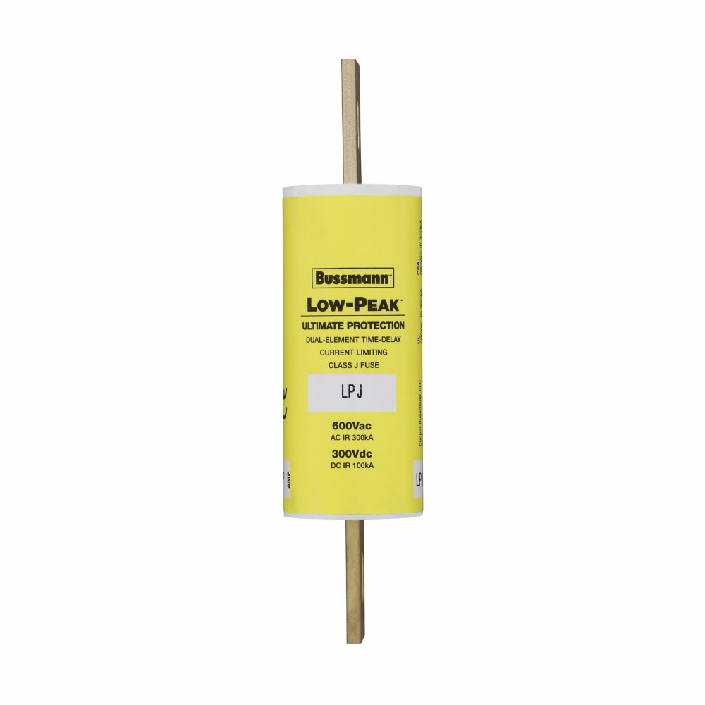 100A 600V Class J Low Peak  Dual Element, Time Delay Fuse