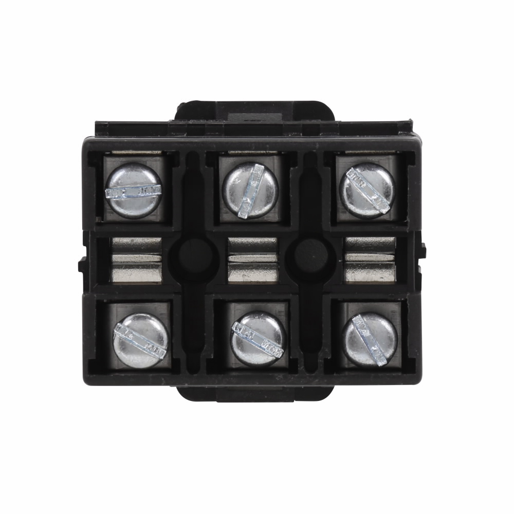 90A 600V Rail Mount   Terminal Block, Black