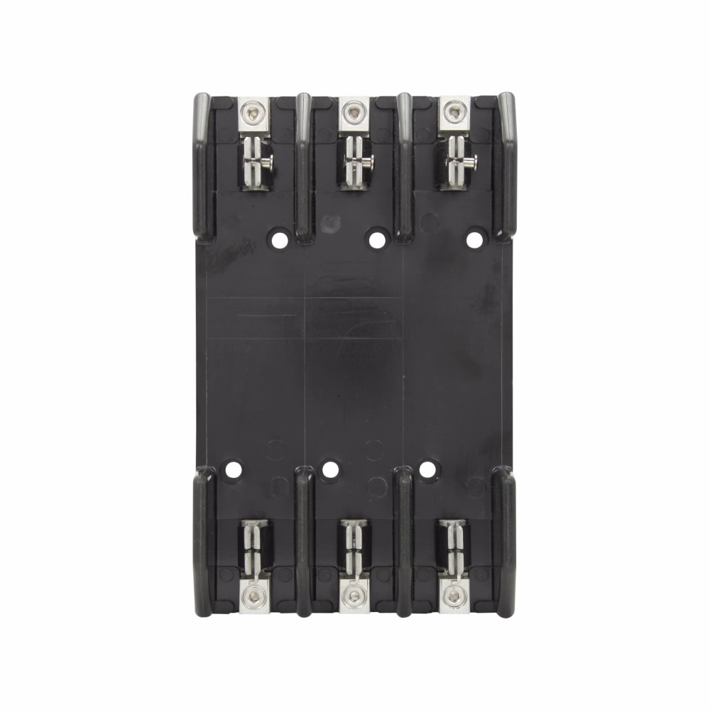 100A 600V Class H  3 Pole Fuseblock with Box Lug and Reinforced Spring