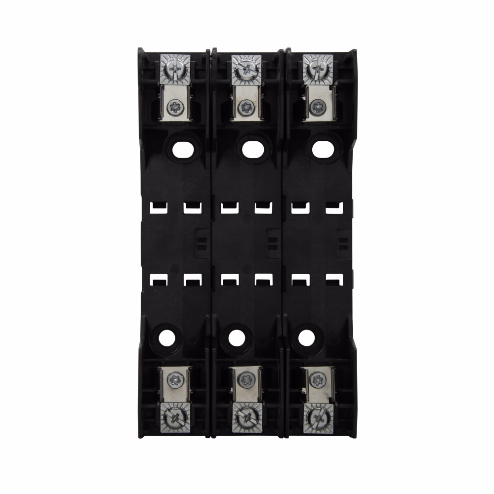 Eaton Bussmann Series RM modular fuse block, 600V, 0-30A, Screw w/ Pressure Plate, Three-pole