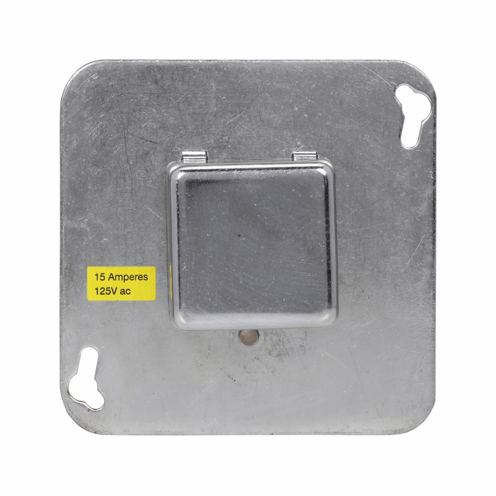15AMP 125V SQ BX CVR UNIT