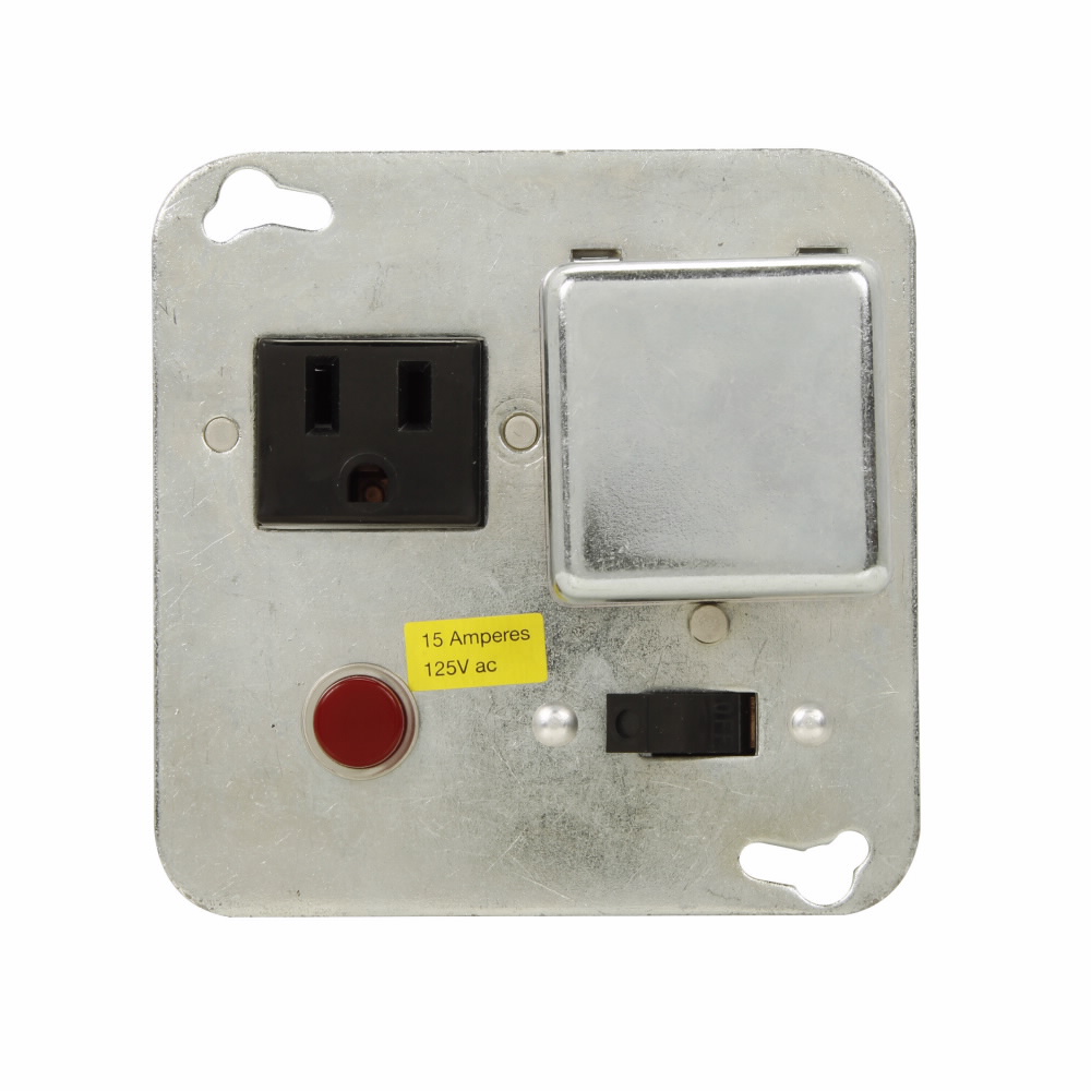15AMP 125V SQ BX CVR UNIT