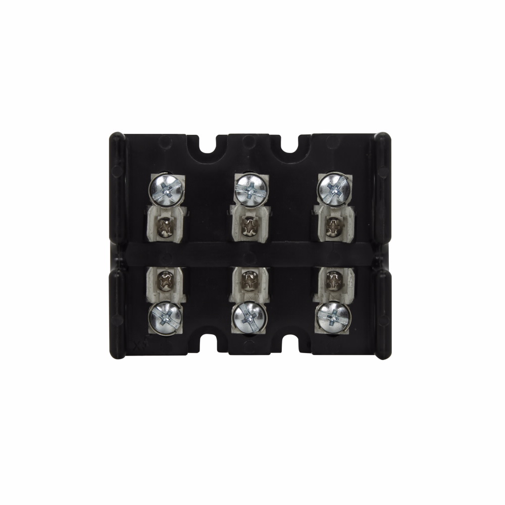 Eaton Bussmann series Class T modular fuse block, 300 Vac, 300 Vdc, 0-30A, Screw, Three-pole