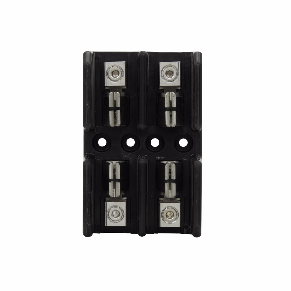 Eaton Bussmann series Class T modular fuse block, 300 Vac, 300 Vdc, 61-100A, Box lug, Two-pole