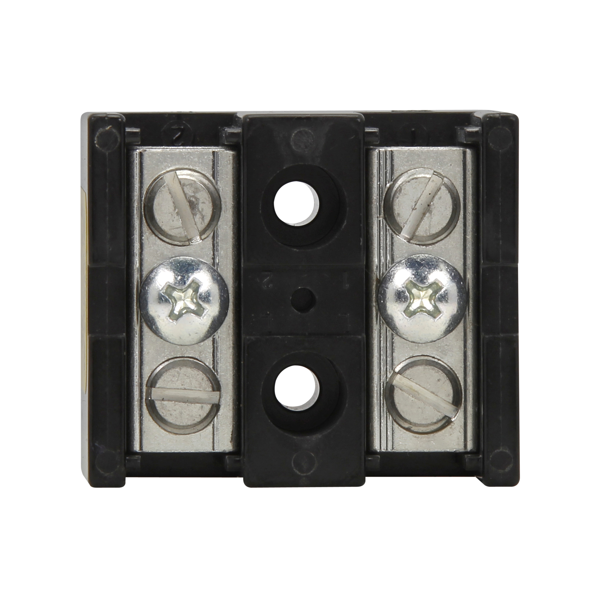Eaton Bussmann series power terminal block, 600 Vac, 600 Vdc, 115A, Power terminal block, Two-pole, SCCR: 10 kA