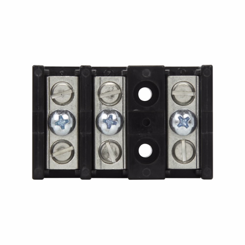 Eaton Bussmann series power terminal block, 600 Vac, 600 Vdc, 115A, Power terminal block, Three-pole, SCCR: 10 kA - 14002-3