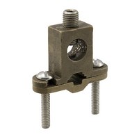 Product image for Ilsco BGC-4/0S-DB Permaground Bronze Ground Clamp, Conductor Range 4/0-8, Pipe Sizes 1/2 to 1in, Ground Rod Sizes 1/2 to 1in, Rebar Sizes #3-#8, Parallell, Direct Bury