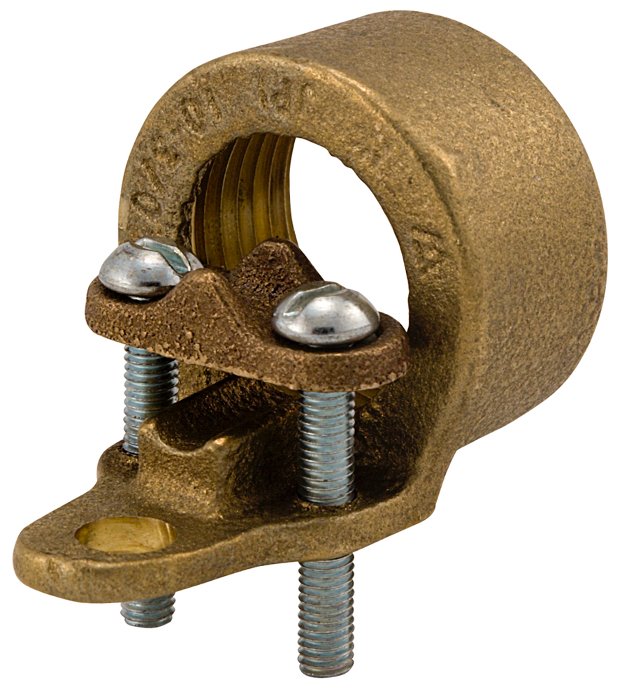 Product image for Ilsco CH-34 Permaground Bronze 3/4in Conduit Hub, Conductor Range 2/0-10 Sol