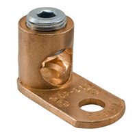 Product image for Ilsco CP-0 Copper Post Connector, Conductor Range 1/0-8, 5/16in Bolt Size, UL, CSA
