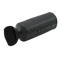 Product image for Ilsco 23210-B2 Heat Shrinkable End Cap, Conductor Range 1000-400, Black, Bag of 2
