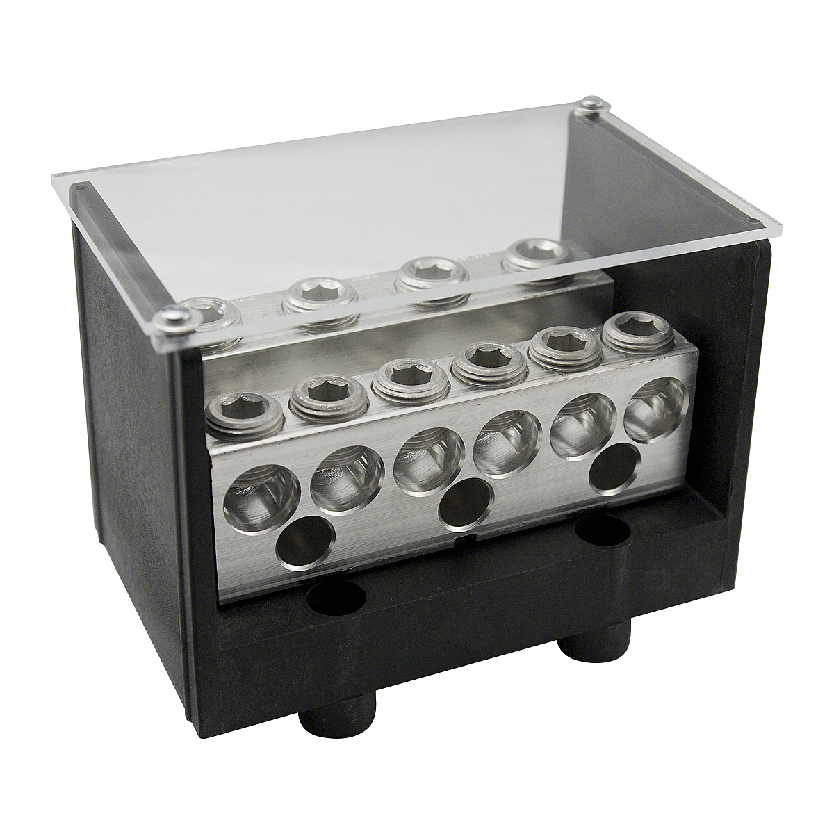 Ilsco PDB555001 Power Distribution Block, Dual Rated, Line Conductor