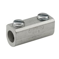 Product image for Ilsco SPA-0 Aluminum Splicer/Reducer, Dual Rated, Conductor Range 1/0-14, Tin Plated, UL, CSA