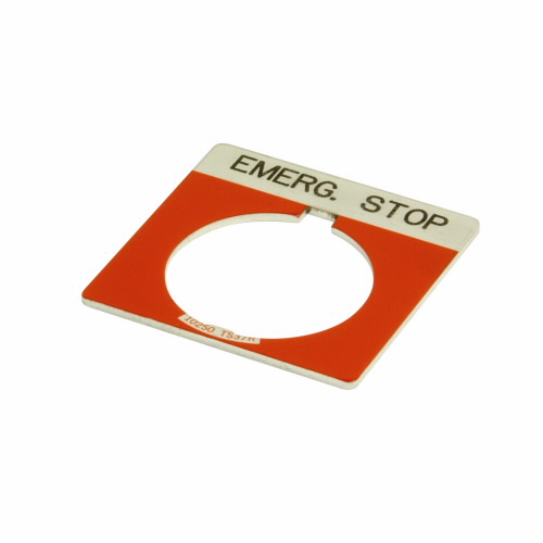 Product image for ETN 10250TS13 LGD PLT SQ ESTOP