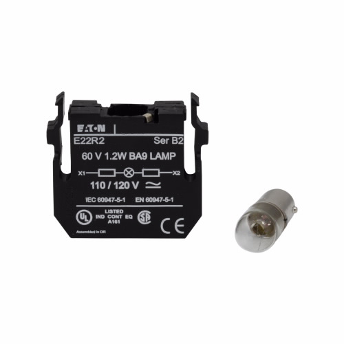 Product image for ETN E22R2 LGT UNIT 120V/RES 60V LAM