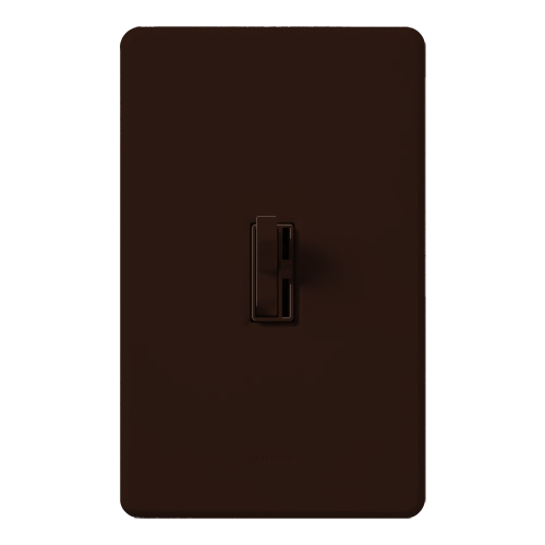 Ariadni Dimmer with Locator Light, Incandescent/Halogen, 3-way, preset, 120V/1000W in brown
