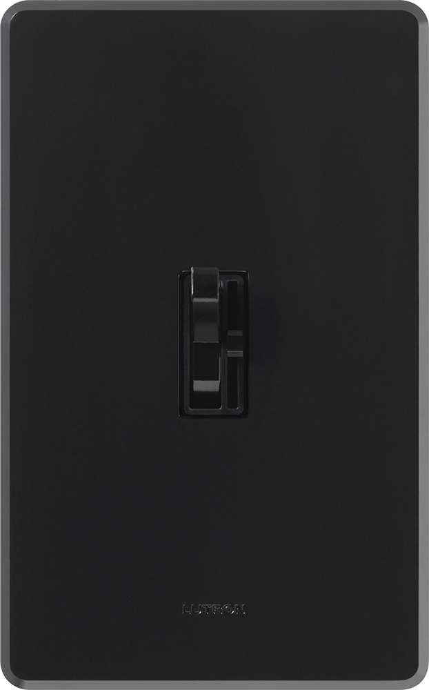 Ariadni Dimmer, Incandescent/Halogen, Single-pole, preset, 120V/600W in black