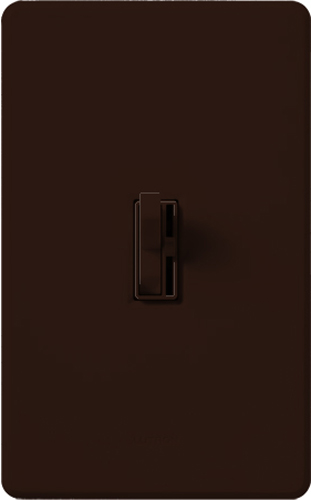 Lutron AY-603P-BR Ariadni 600 W 3-Way Brown Dimmer | Viking Electric