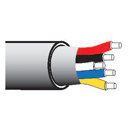EcoSystem Five single conductors cabled, 22AWG solid copper, for plenum spaces