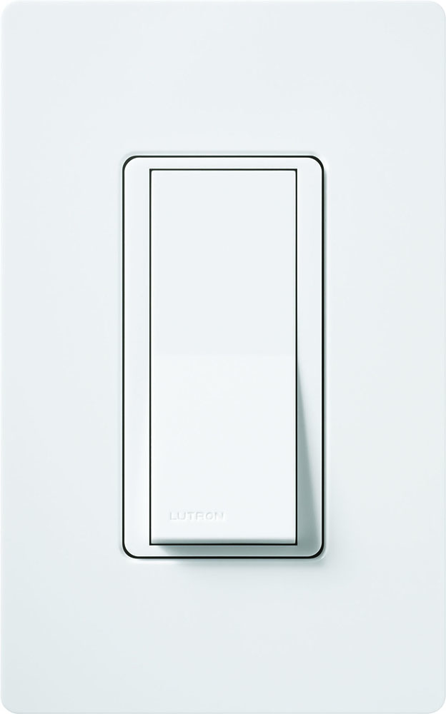 Claro Switch with Locator Light, Gloss Finish, 4-way, 120V/15A in white