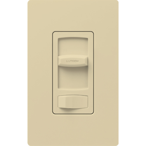 Skylark Contour LED+ Dimmer, Incandescent/Halogen, 3-way/single-pole, 150W LED or 600W inc/hal in ivory