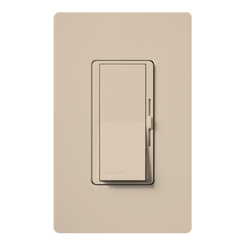 Diva Dimmer - Satin Finish, Magnetic Low-Voltage, 3-way, 120V/1000VA (800W) in taupe