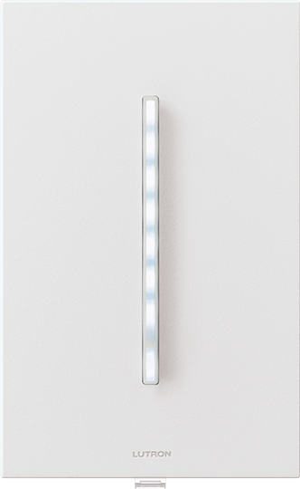 GRAFIK T C.L Dimmer, single-pole dimmer with wallplate, 150W CFL/LED or 600W inc/hal, 120V