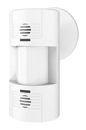 LOS Series Wall-mount Occupancy Sensor, Dual Technology self-adaptive, White finish only, 20-24VDC