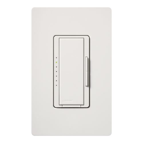 Maestro Dimmer - Gloss Finish, Incandescent/Halogen, Multi-location/single-pole, 120V/600W in white