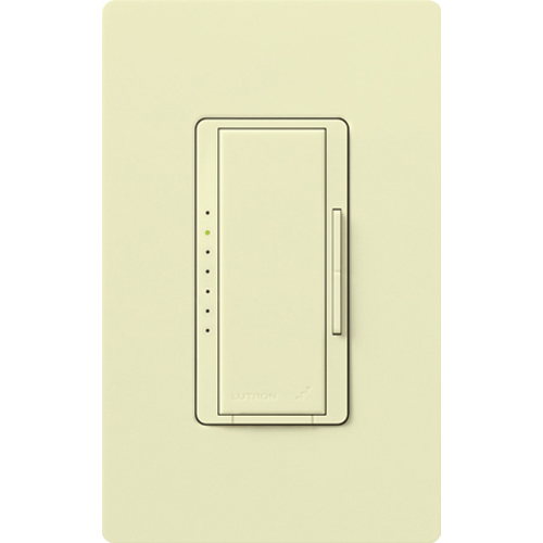 Maestro Wireless Dimmer, Electronic Low-Voltage, Multi-location/single-pole, 120V in almond Vive enabled