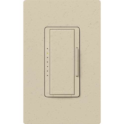 Maestro Wireless Dimmer, Incandescent/Halogen, Magnetic Low-Voltage, Specification grade, multi-location/single-pole, 120V/600W/VA in stone, Vive enabled