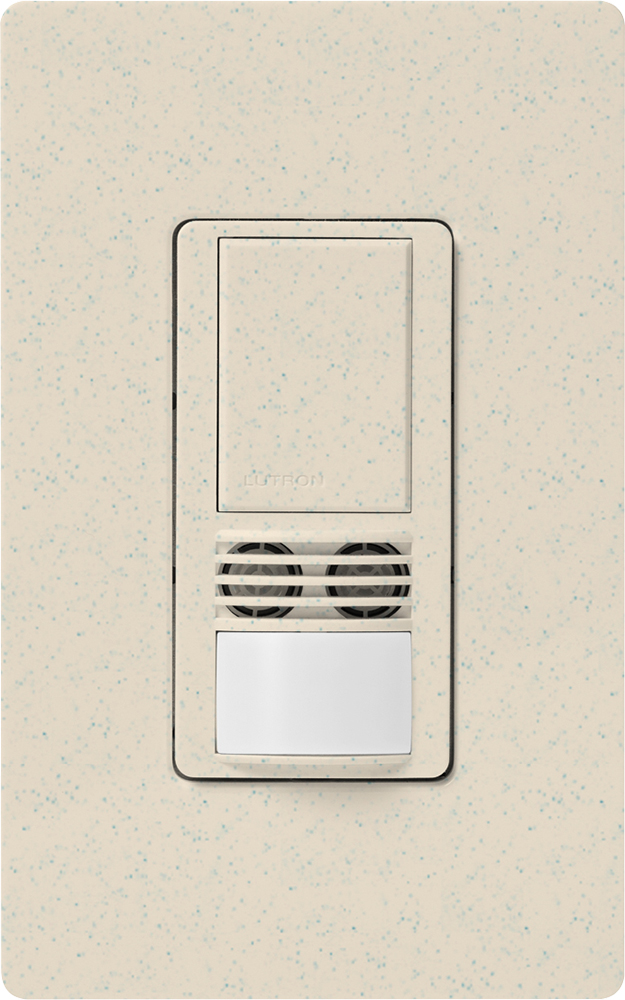 Maestro Dual Technology (Dual Tech) occupancy sensor switch, neutral connection required applies exclusive XCT Technology for minor and fine motion detection in limestone